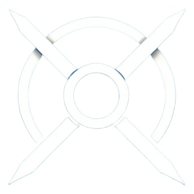 Blue icon with border control sign sticker