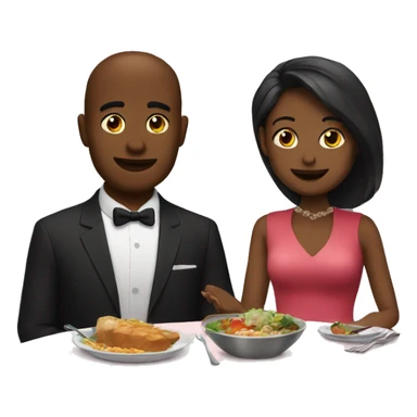 dinner date sticker