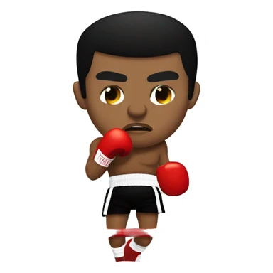 muhammad ali knockout sonny liston sticker