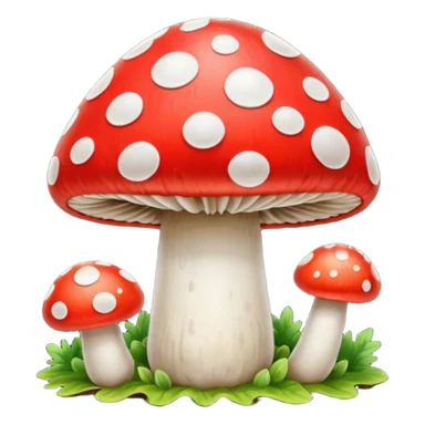 psychodelic mushroom single simple colorful harvested psylocybine sticker