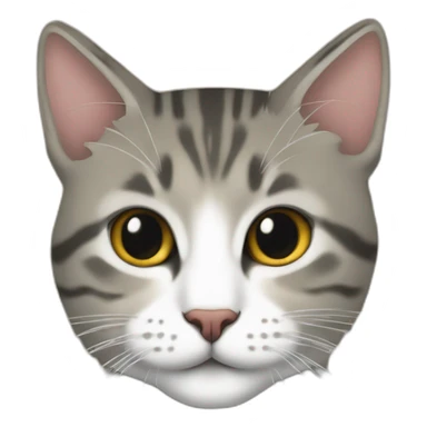 Yemek yapan mavi gözlü, tombul kedi  sticker