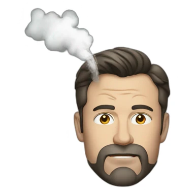 Ben Affleck smoking sticker