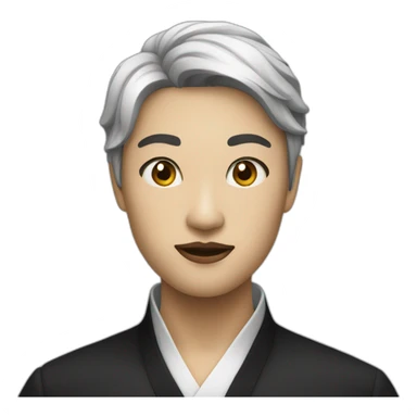 Chinois noir sticker