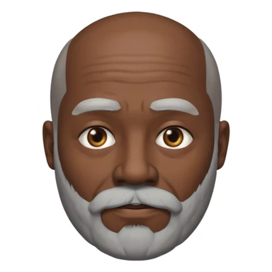 my dad buts he is black and not old with a grey beard and no hair i said gray hair sticker