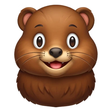 beaver emojis funny sticker