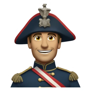 smiling French soldier in the Crimean War sticker