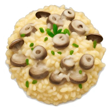 Risotto with mushrooms  sticker