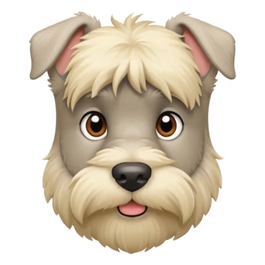 Blond schnauzer sticker