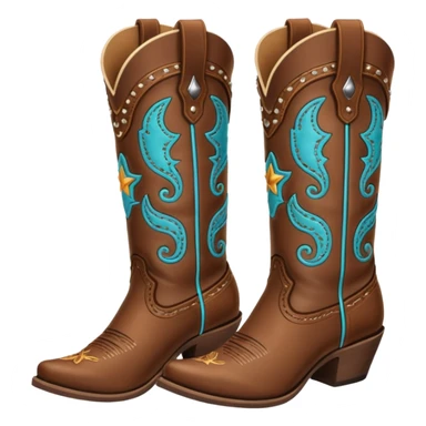 cowgirl boots  sticker