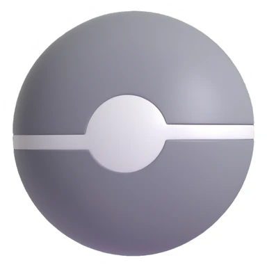 Mercury emoji, smooth gray ball, moon-like, with white scars from impacts and lighter plains sticker