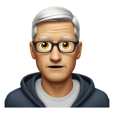 tim cook is shocked sticker