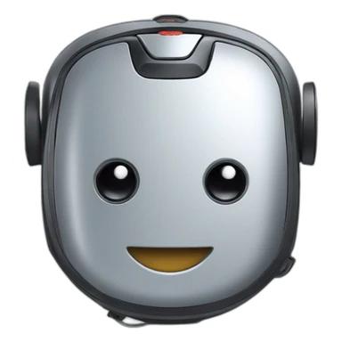 A robot vacuum cleaner sticker