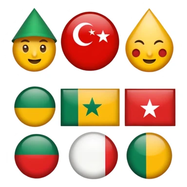 Kürdistan bayrağı emoji 🇹🇯 bunun gibi sticker