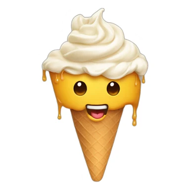 Canário tomando sorvete sticker