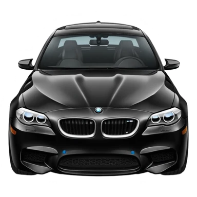 black bmw m5 f10 sticker