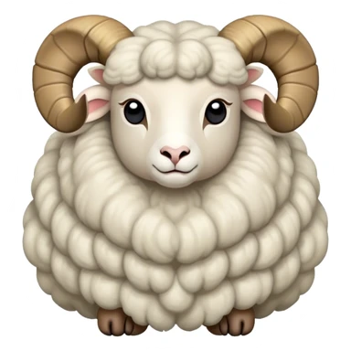 Bélier assis sticker