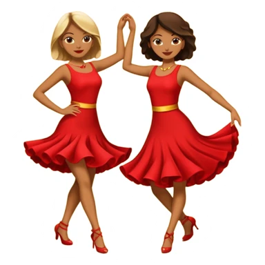 salsa women dance  sticker