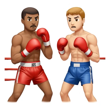 Combat de boxe sticker