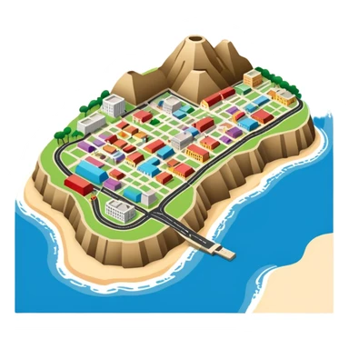 Generate a correctly Lima Peru map sticker