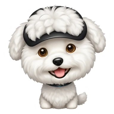 bichon frise emoji sticker