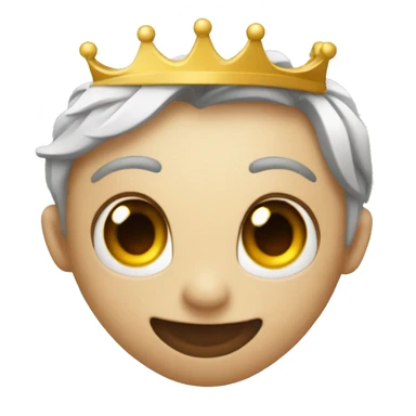 Un corazón con una corona  sticker