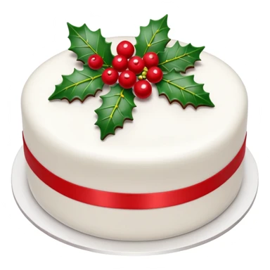 Christmas Cake sticker
