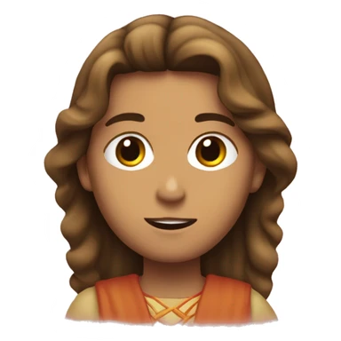 Jesús abrazando a una niña sticker