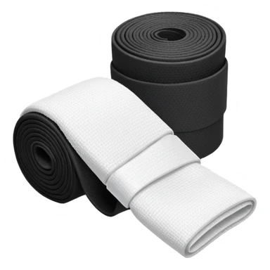 boxing hand wraps object icon, rolled athletic bandage for hands, white fabric texture, sporty combat gear, clean detailed look, 3D cartoon, mobile game icon style, centered, clean background, no text, no watermark
 sticker