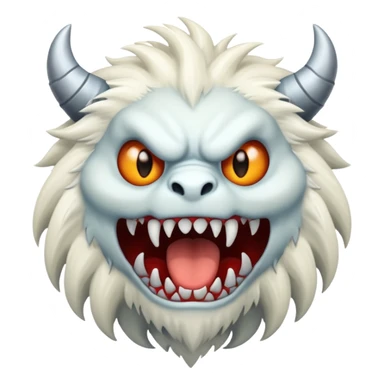 Monster branco sticker