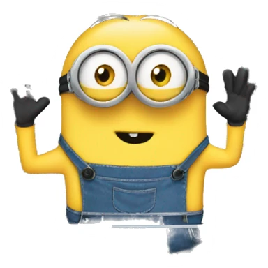 a minion inside a dishwasher sticker
