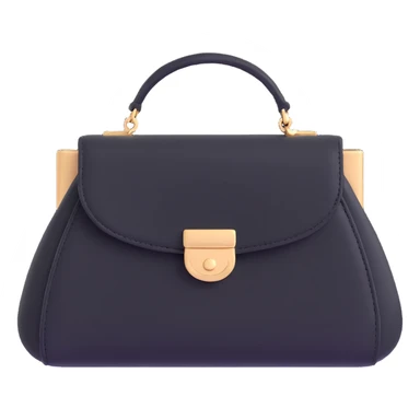 Black cute goth purse sticker