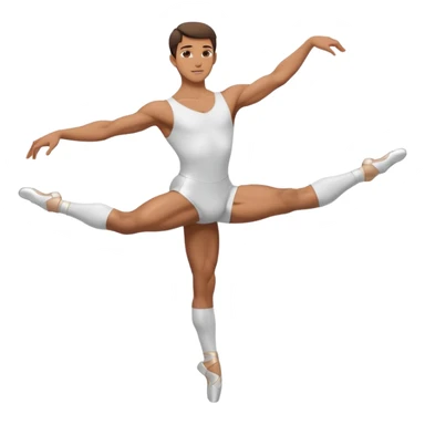 male.ballet dancer sticker