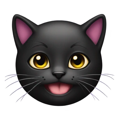 Rave black kitten sticker