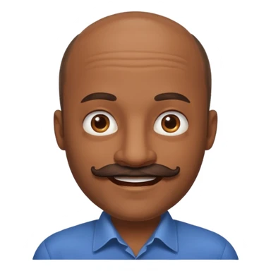 bal mustache man,Big mustache.
negative: Dont use same face style. sticker