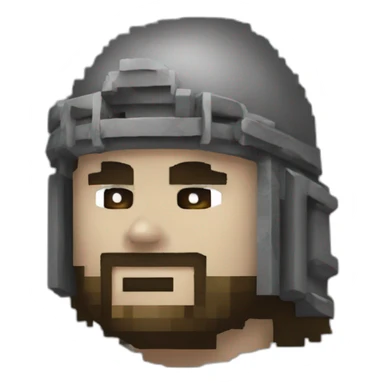 8-bit swordsman sticker