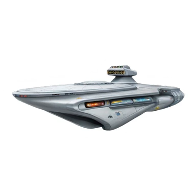 Star Trek’s U.S.S Enterprise hot wheel  sticker