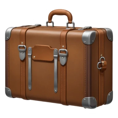 A sturdy travel suitcase sticker