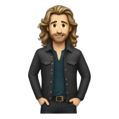 paul raci actor CODA long hair sticker