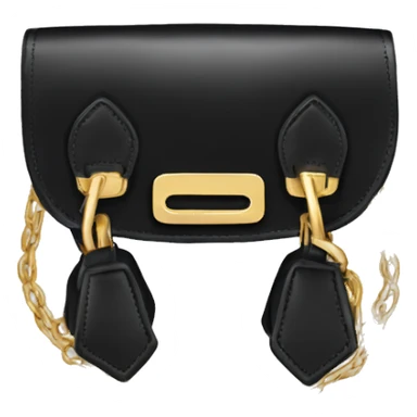 Birkin Bag in black with gold hardware sticker