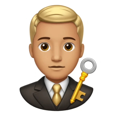 Official with Clusters of Keys Around Their Necks sticker