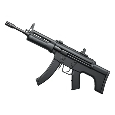 Mp5 rifle sticker