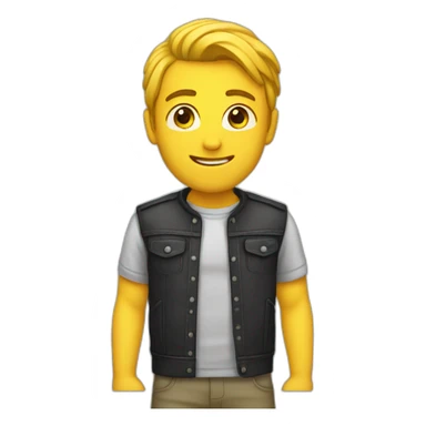 Emji iphone de garçon sticker