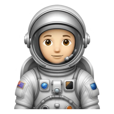 cosmonaut in space suit sticker