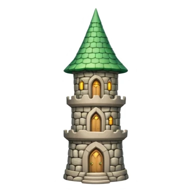 Elf Tower shy sticker