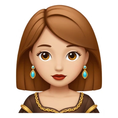 very fancy girl brown sticker