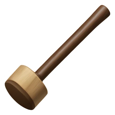 USA wooden round hammer sticker