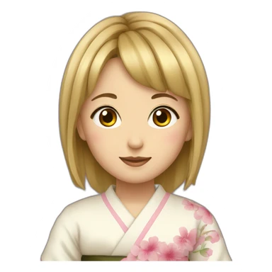 Japonaise jeune sticker