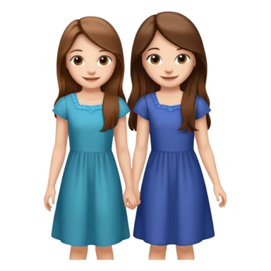 two sisters – Sonya and Taya  sticker