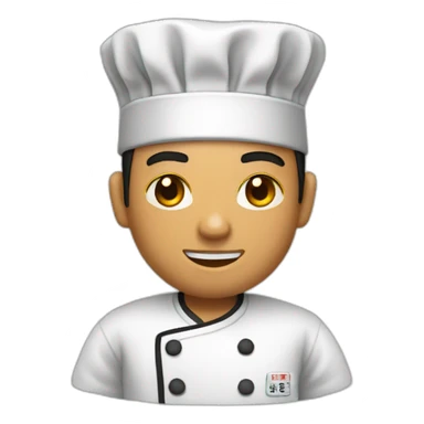 hibachi chef sticker