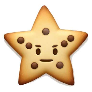 Christmas Cookie with star  sticker